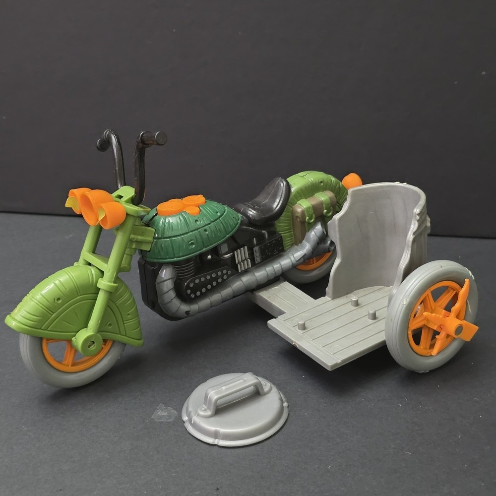 1989 Playmates TMNT Turtlecycle Vintage 90% Complete Teenage Mutant Ninja Turtle